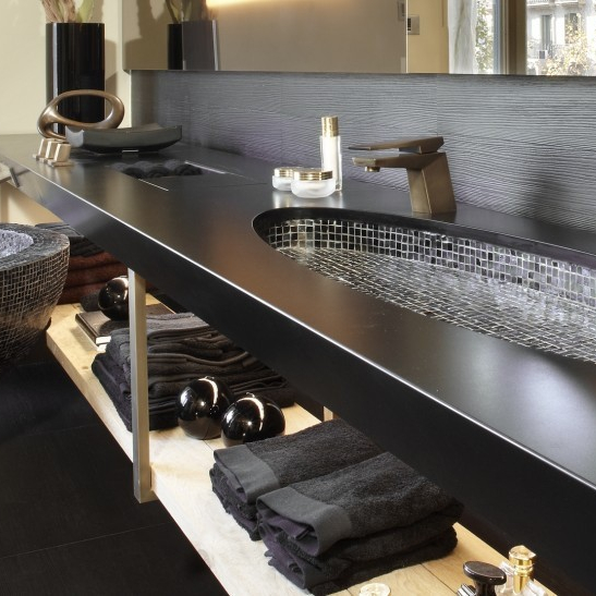 Color gris Corian /Encimera de cocina/Superficie sólida de acrílico modificado