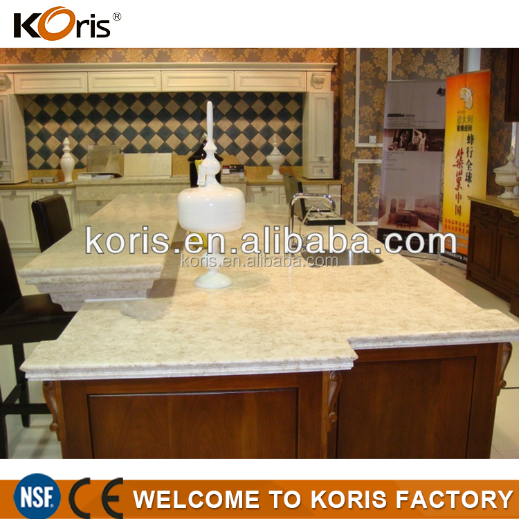 Encimera de cocina de superficie sólida de piedra artificial Koris