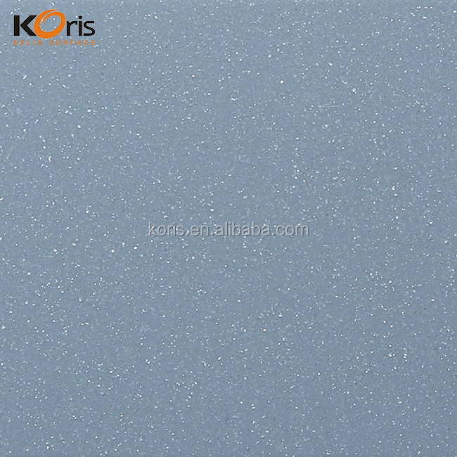 Mármol artificial de superficie sólida acrílico modificado de color personalizado Koris