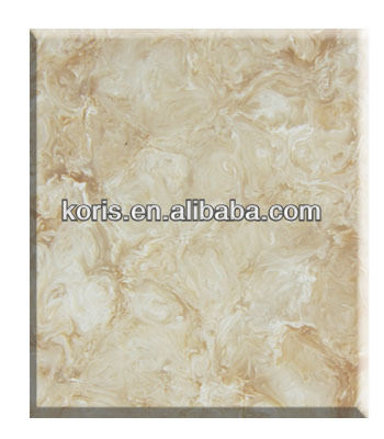 2016 material de superficie sólida koris/mármol de piedra artificial de china
