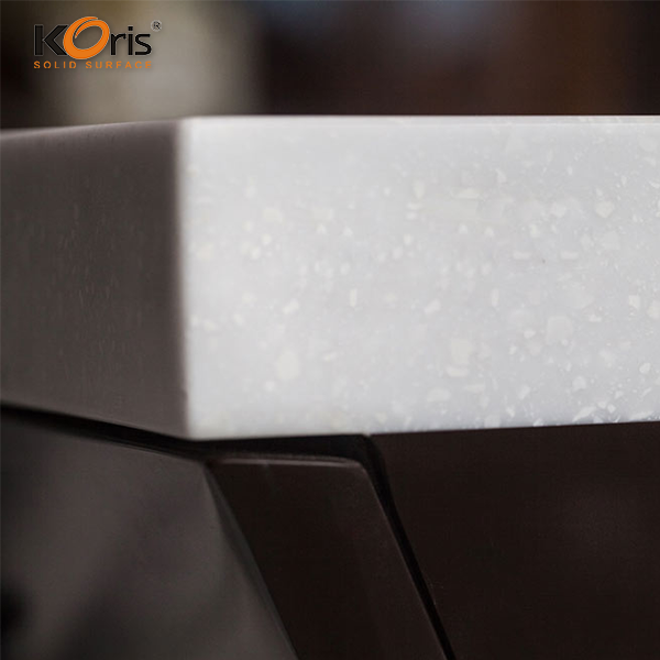 Precio barato Material de fácil cuidado Acrílico Superficie sólida Durable Panel de piedra de imitación para encimera