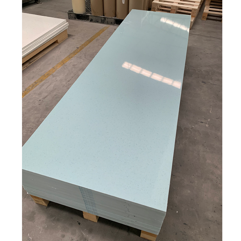 Encimera de superficie sólida de formica de hoja de superficie sólida de acrílico puro de losa grande de piedra artificial