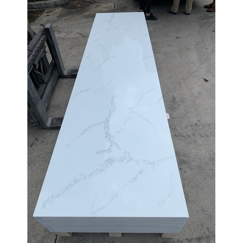3680*760*12mm Gran Losa Corian Blanco Sólido Acrílico Piedra Artificial