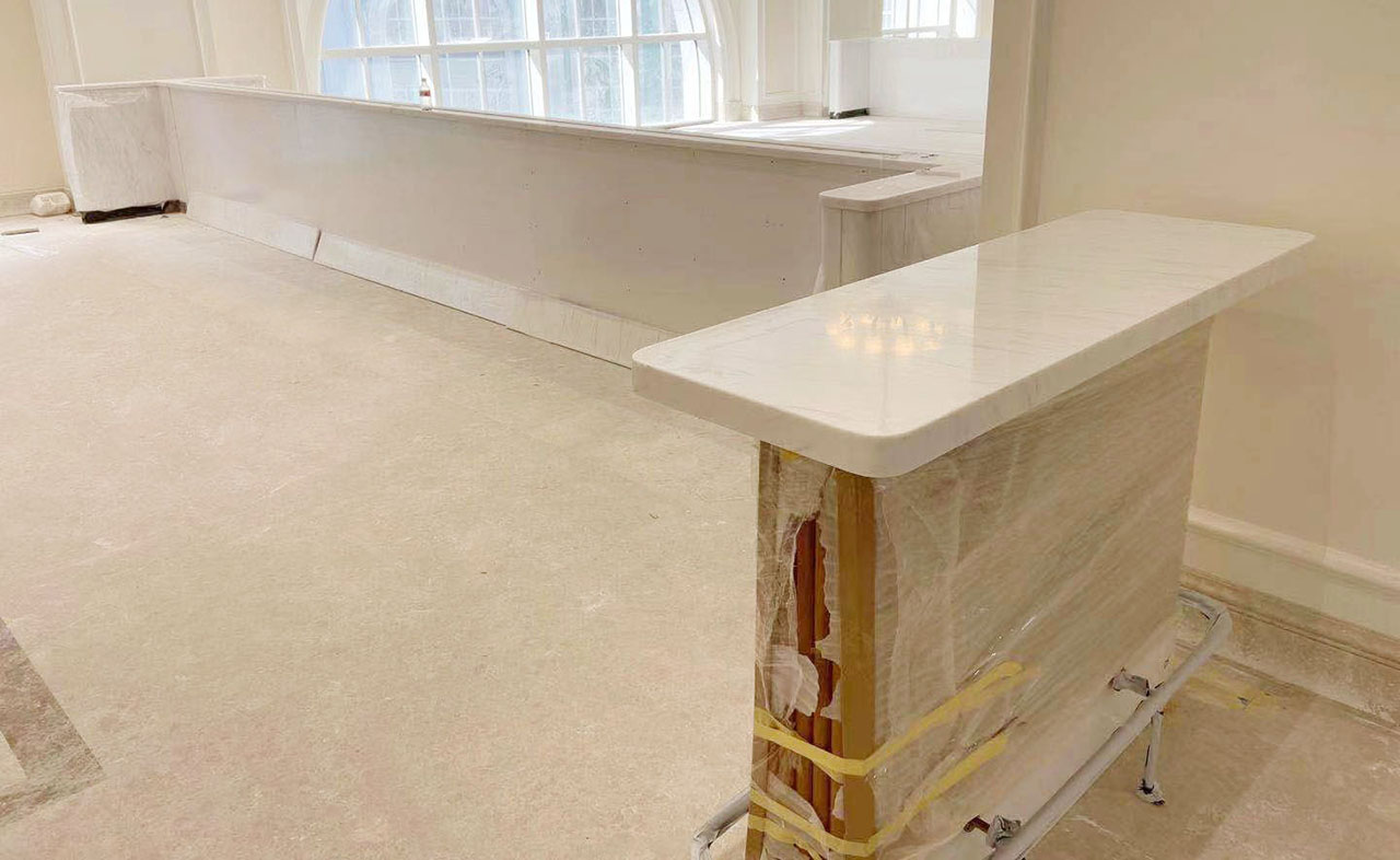 Ariston White Artificial Stone Mármol Color Superficie sólida HW6804