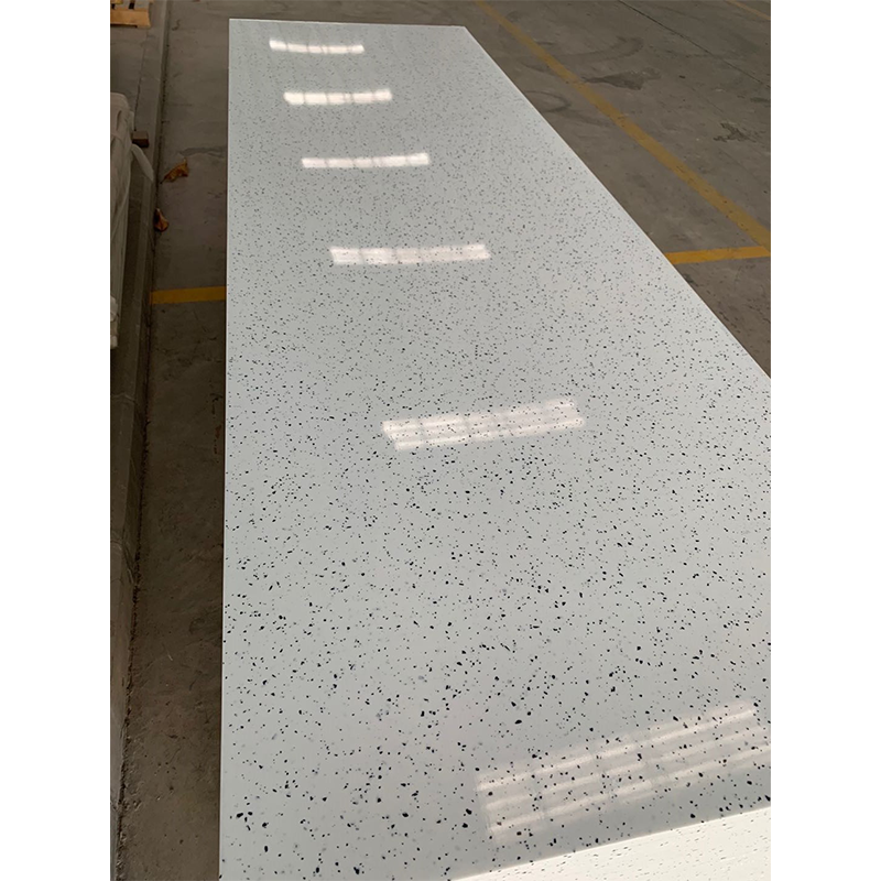 Mármol artificial de la losa grande de la superficie sólida de acrílico modificada encimera de la cocina